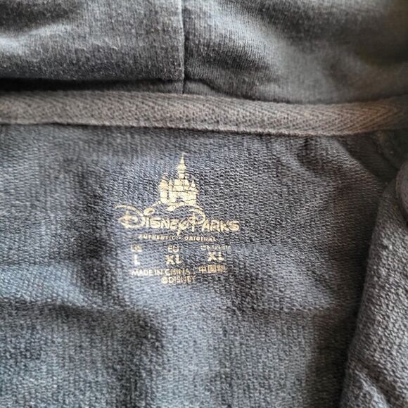 Disney Parks Hoodie Womens Large Blue Mickey Mouse Disneyland Resort Full Zip - Picture 4 of 10